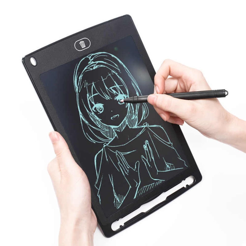 Tablet Infantil Lousa Mágica p/ Escrever e Desenhar Grande 12 Polegadas